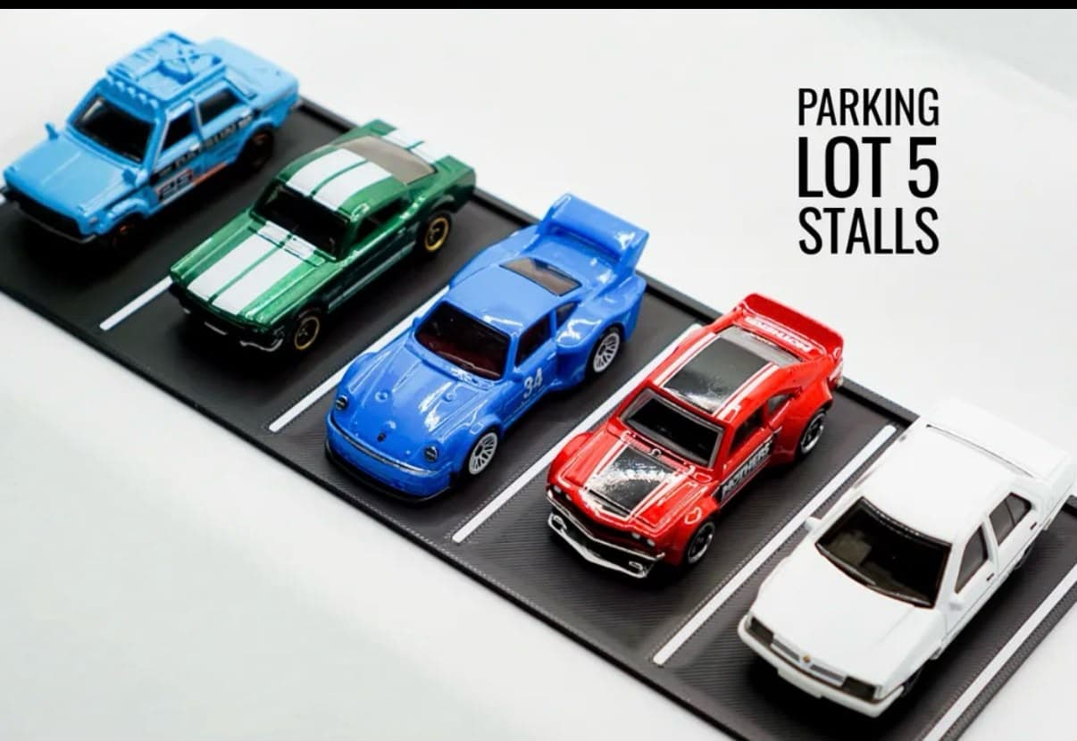 Five-Stall Parking Lot