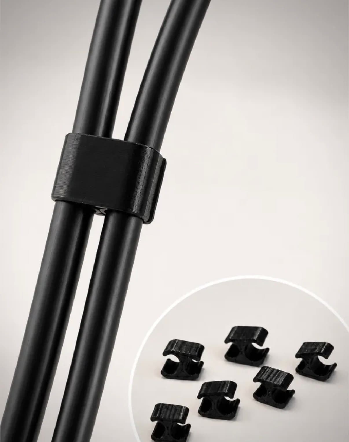 Parametric Double Cable Clip