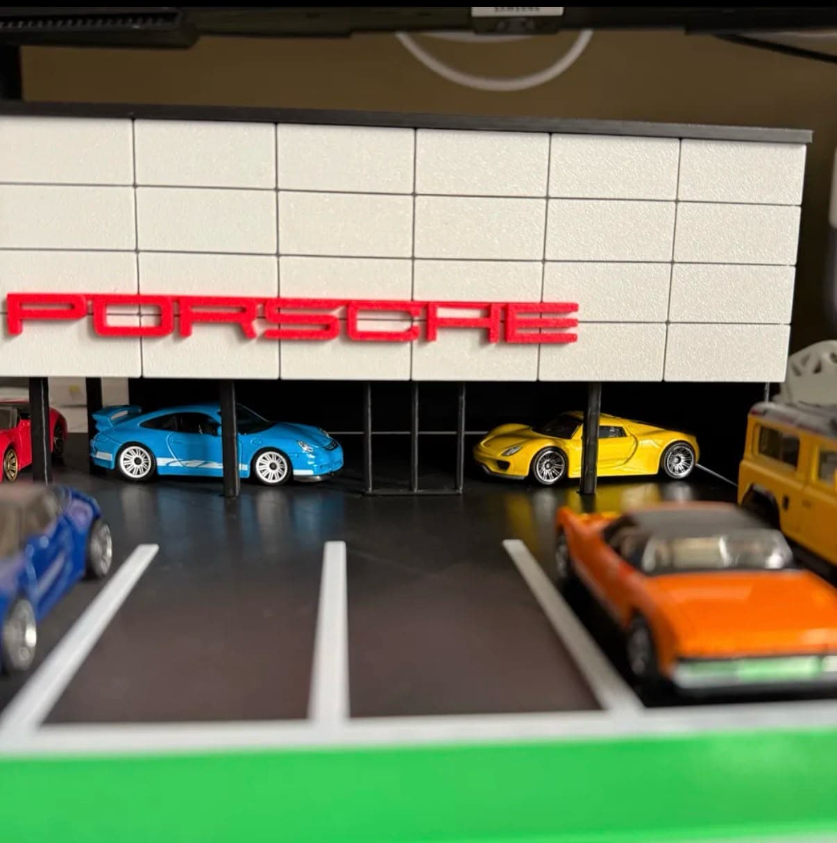 Porsche Showroom Diorama