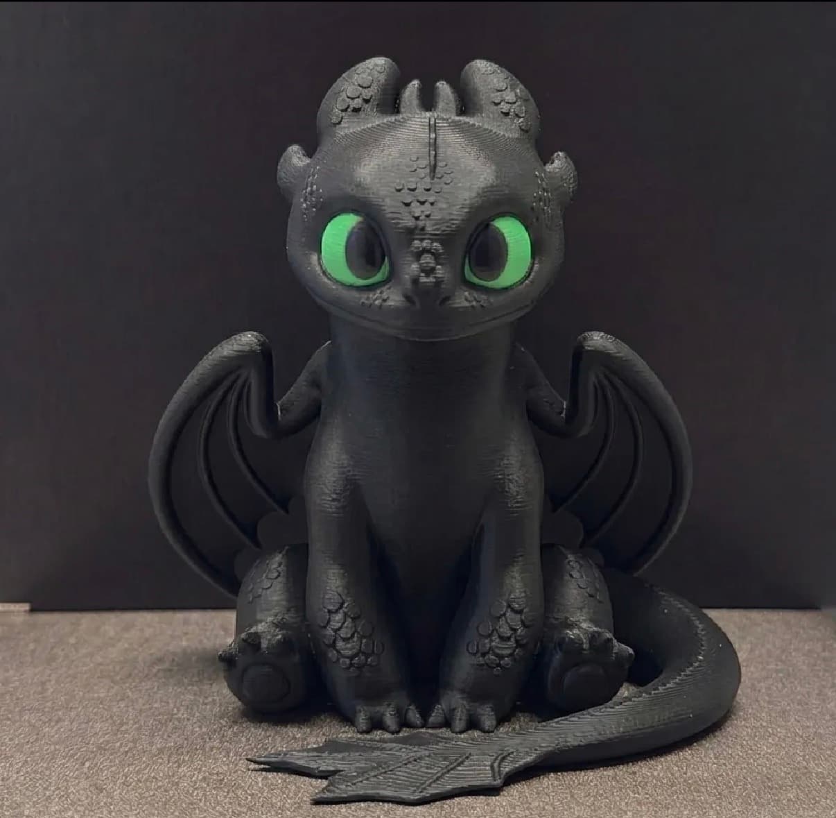 Night Dragon Figure