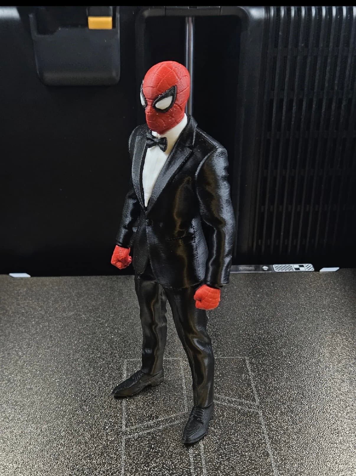 Tuxedo Spider Figure